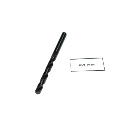 Wiertło spiralne precyzyjne 0,90 mm. DIN338. Mikrowiertło do metalu. HSS.