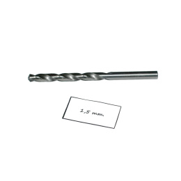 Wiertło spiralne precyzyjne 1,50 mm. DIN338. Mikrowiertło do metalu. HSS.