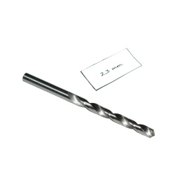 Wiertło spiralne walcowe 2,30 mm. DIN338 HSS. Do metalu, drewna i plastiku.
