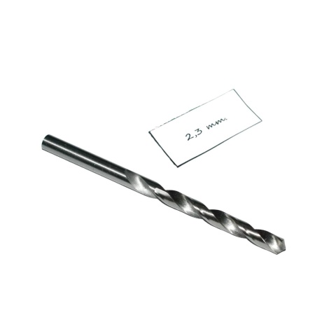 Wiertło spiralne walcowe 2,30 mm. DIN338 HSS. Do metalu, drewna i plastiku. Wiertło spiralne walcowe 2,30 mm. DIN338 HSS. Do metalu, drewna i plastiku.