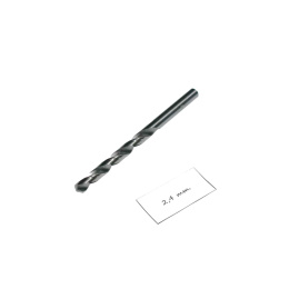 Wiertło spiralne walcowe 2,40 mm. DIN338 HSS. Do metalu, drewna i plastiku.