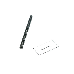 Wiertło spiralne walcowe 4,00 mm. DIN338 HSS. Do metalu, drewna i plastiku.