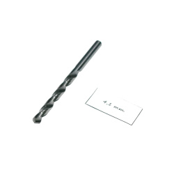 Wiertło spiralne walcowe 4,10 mm. DIN338 HSS. Do metalu, drewna i plastiku.