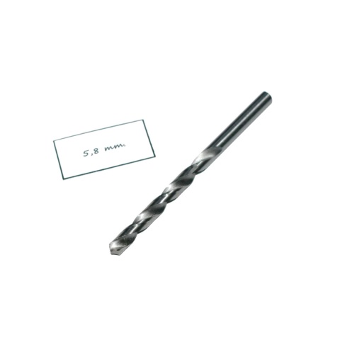 Wiertło spiralne walcowe 5,80 mm. DIN338. HSS. Do metalu, drewna i plastiku