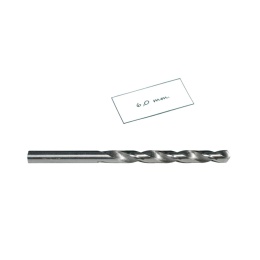 Wiertło spiralne walcowe 6,00 mm. DIN338. HSS. Do metalu, drewna i plastiku
