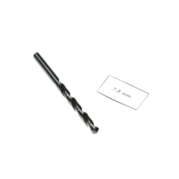 Wiertło spiralne walcowe 7,30 mm. DIN338. HSS. Do metalu, drewna i plastiku