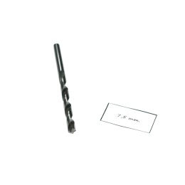 Wiertło spiralne walcowe 7,50 mm. DIN338. HSS. Do metalu, drewna i plastiku
