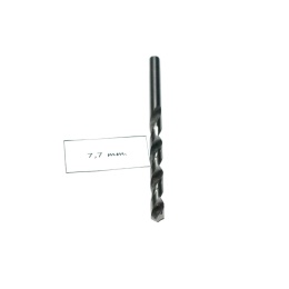 Wiertło spiralne walcowe 7,70 mm. DIN338. HSS. Do metalu, drewna i plastiku