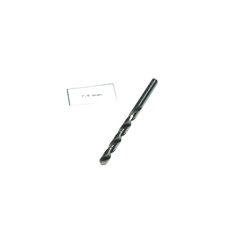 Wiertło spiralne walcowe 7,90 mm. DIN338. HSS. Do metalu, drewna i plastiku