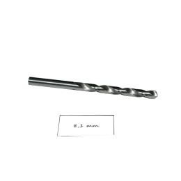 Wiertło spiralne walcowe 8,10 mm. DIN338. HSS. Do metalu, drewna i plastiku