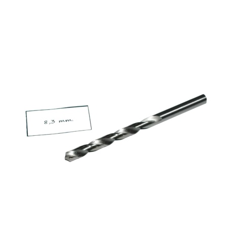 Wiertło spiralne walcowe 8,30 mm. DIN338. HSS. Do metalu, drewna i plastiku