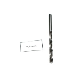 Wiertło spiralne walcowe 9,40 mm. DIN338. HSS. Do stali, tworzyw i drewna.