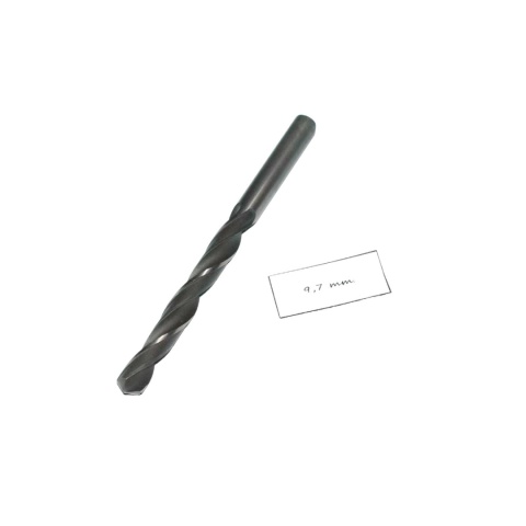 Wiertło spiralne walcowe 9,70 mm. DIN338. HSS. Do stali, tworzyw i drewna.