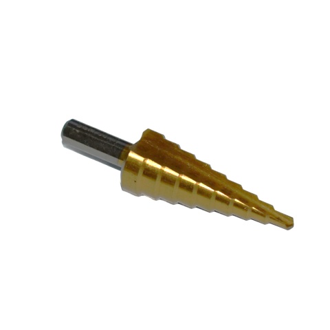 Wiertło spiralne stopniowe stożkowe choinkowe 4-20 mm HSS powlekane tytanem Wiertło spiralne stopniowe stożkowe choinkowe 4-20 mm HSS powlekane tytanem
