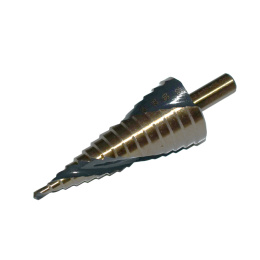 Wiertło spiralne stopniowe stożkowe kobaltowe choinkowe 4-32 mm. HSSCo.
