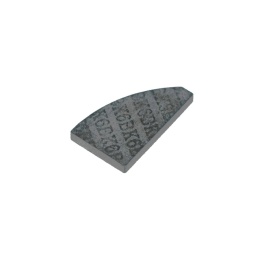 Płytki lutowane z węglika spiekanego 21670. ISO: K20-35. 2,3x16x22 mm.