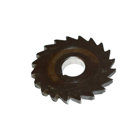 Frez kątowy krążkowy jednostronny 23° prawy Ø80x22x10 mm. Z20. HSS. Frez kątowy krążkowy jednostronny 23° prawy Ø80x22x10 mm. Z20. HSS.