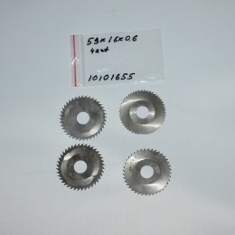 Frez tarczowy piłkowy 59x16x0,6 mm - 4 szt. HSS cięcie i frezowanie