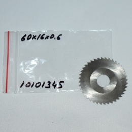 Frez tarczowy piłkowy 60x16x0,6 mm. HSS precyzyjne cięcie i frezowanie