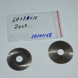 Frez tarczowy piłkowy 60x16x1,10 mm - 2 szt. HSS cięcie i frezowanie