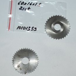Frez tarczowy piłkowy 60x16x1,6 mm - 2 szt. HSS cięcie i frezowanie