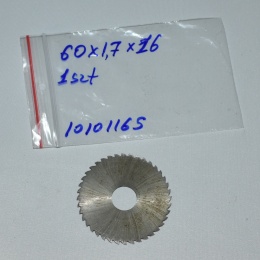 Frez tarczowy piłkowy 60x16x1,70 mm. HSS precyzyjne cięcie i frezowanie