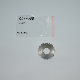 Frez tarczowy piłkowy 60x22x4 mm. HSS precyzyjne cięcie i frezowanie