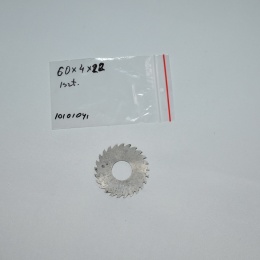 Frez tarczowy piłkowy 60x22x4 mm. HSS precyzyjne cięcie i frezowanie