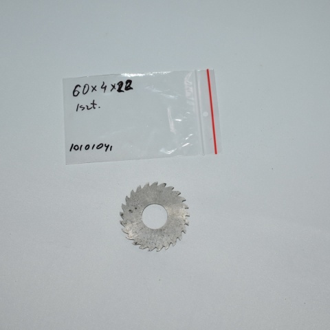 Frez tarczowy piłkowy 60x22x4 mm. HSS precyzyjne cięcie i frezowanie Frez tarczowy piłkowy 60x22x4 mm. HSS precyzyjne cięcie i frezowanie