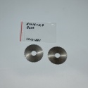 Frez tarczowy piłkowy 61x16x0,7 mm - 2 szt. HSS cięcie i frezowanie
