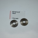 Frez tarczowy piłkowy 61x16x0,7 mm - 2 szt. HSS cięcie i frezowanie