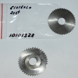 Frez tarczowy piłkowy 61x16x1,00 mm - 2 szt. HSS cięcie i frezowanie