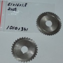 Frez tarczowy piłkowy 61x16x1,8 mm - 2 szt. HSS cięcie i frezowanie