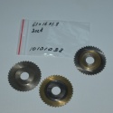 Frez tarczowy piłkowy 61x16x1,8 mm - 3 szt. HSS cięcie i frezowanie