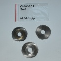 Frez tarczowy piłkowy 61x16x1,8 mm - 3 szt. HSS cięcie i frezowanie