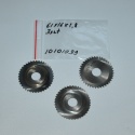 Frez tarczowy piłkowy 61x16x1,8 mm - 3 szt. HSS cięcie i frezowanie