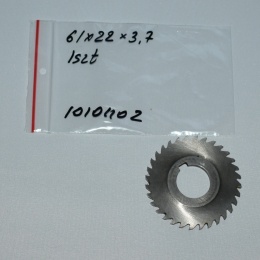 Frez tarczowy piłkowy 61x22x3,7 mm. HSS precyzyjne cięcie i frezowanie