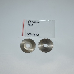 Frez tarczowy piłkowy 63x16x1,60 mm - 2 szt. HSS cięcie i frezowanie