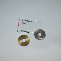 Frez tarczowy piłkowy 63x16x1,8 mm - 2 szt. HSS cięcie i frezowanie