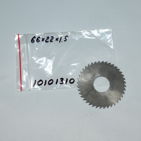 Frez tarczowy piłkowy 66x22x1,50 mm. HSS precyzyjne cięcie i frezowanie Frez tarczowy piłkowy 66x22x1,50 mm. HSS precyzyjne cięcie i frezowanie