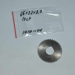 Frez tarczowy piłkowy 66x22x3,7 mm. HSS precyzyjne cięcie i frezowanie