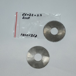 Frez tarczowy piłkowy 66x22x3,70 mm - 2 szt. HSS cięcie i frezowanie