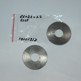 Frez tarczowy piłkowy 66x22x3,70 mm - 2 szt. HSS cięcie i frezowanie
