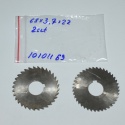 Frez tarczowy piłkowy 68x22x3,70 mm - 2 szt. HSS cięcie i frezowanie
