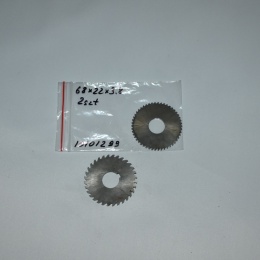 Frez tarczowy piłkowy 68x22x3,80 mm - 2 szt. HSS cięcie i frezowanie