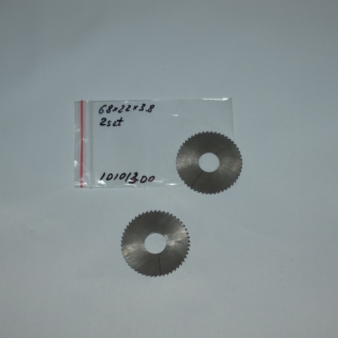 Frez tarczowy piłkowy 68x22x3,80 mm - 2 szt. HSS cięcie i frezowanie Frez tarczowy piłkowy 68x22x3,80 mm - 2 szt. HSS cięcie i frezowanie
