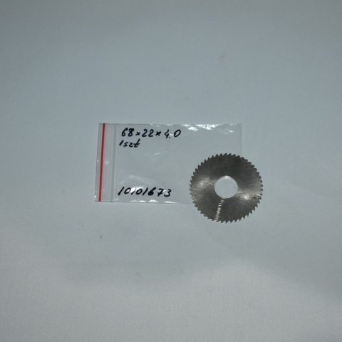 Frez tarczowy piłkowy 68x22x4,0 mm. HSS precyzyjne cięcie i frezowanie Frez tarczowy piłkowy 68x22x4,0 mm. HSS precyzyjne cięcie i frezowanie