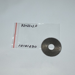 Frez tarczowy piłkowy 72x22x3,00 mm. HSS precyzyjne cięcie i frezowanie