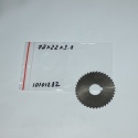 Frez tarczowy piłkowy 72x22x3,8 mm. HSS precyzyjne cięcie i frezowanie