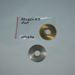 Frez tarczowy piłkowy 73x22x2,5 mm - 2 szt. HSS cięcie i frezowanie
